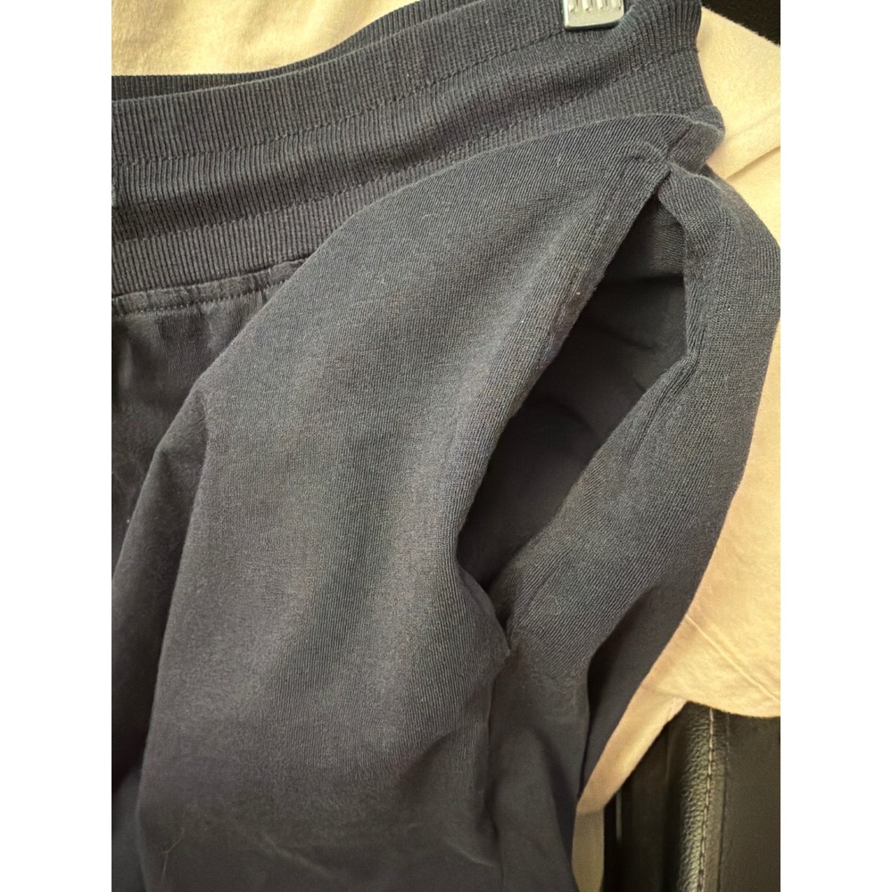 Happy Earth Lounge Pants Womens XL Black Excellent Organic Cotton Wide Leg - Picture 4 of 7